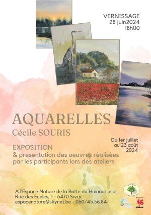 Aquarelles - Cécile Souris