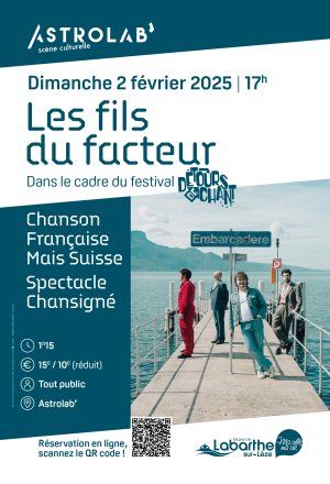 « Les fils du Facteur » dans le cadre du festival Détours de Chant