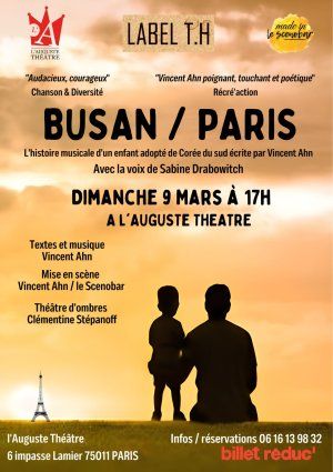 Vincent Ahn 'BUSAN/PARIS' à l'Auguste Théâtre