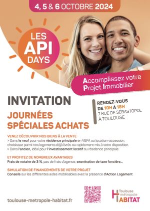 Les API DAYS de Toulouse Métropole Habitat reviennent pour une 2ème édition