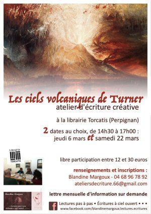 Les ciels volcaniques de Turner • Atelier d'écriture