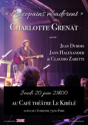 Charlotte Grenat en concert 'Les copains m'adorent'