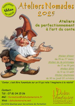 Les Ateliers Nomades • Stages de perfectionnement à l'art du conte