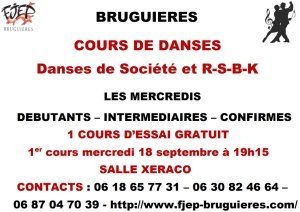 Cours de Danses de Société et R-S-B-K saison 2024/2025