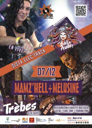 Sets techno en live de MAMZ'HELL + MELUSINE