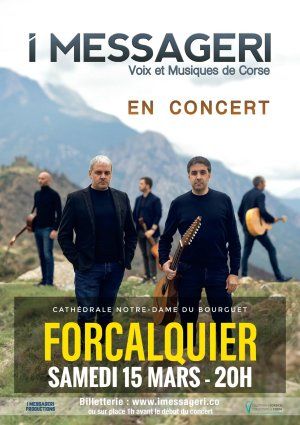 Concert groupe I MESSAGERI - Voix et Musiques de Corse