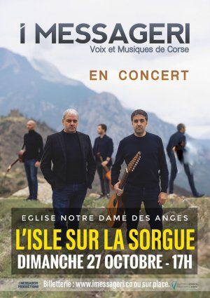 Concert groupe corse I MESSAGERI