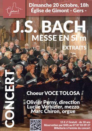 Concert Messe en Si mineur de Bach à Gimont