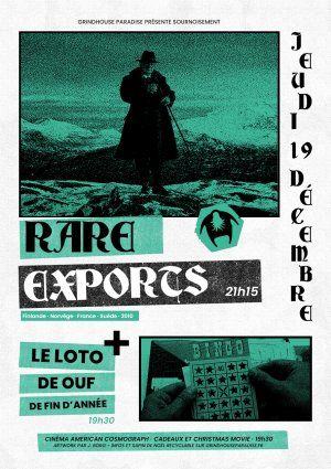 SOIREE DE NOEL GRINDHOUSE PARADISE : LOTO + Film RARE EXPORTS (Père Noël Origines)