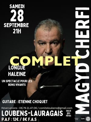 Magyd Cherfi : "Longue haleine", un spectacle pour les bons vivants.