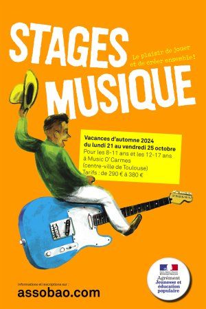 Stages musique pour les jeunes à Toulouse (vacances d'automne 2024)