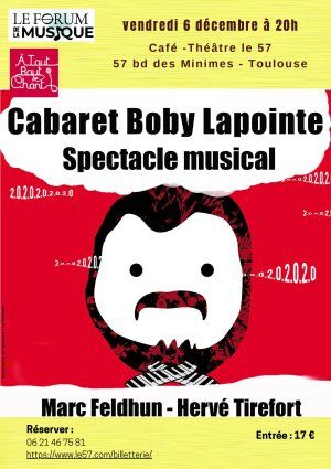 Cabaret Boby Lapointe