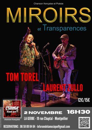 Tom Torel, concert "Miroirs et Transparences"