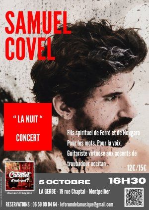 Samuel Covel, nouvel album "La nuit"