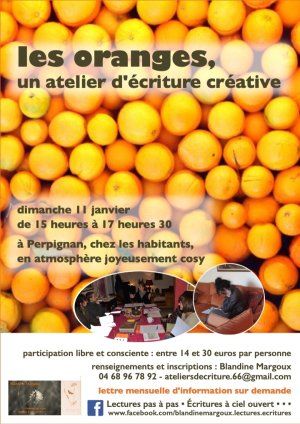 Les oranges • Atelier d'écriture créative