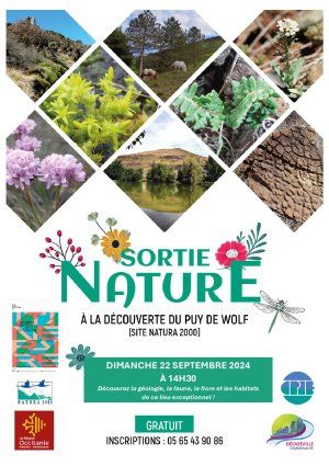 Sortie nature à la découverte du Puy de Wolf, site classé Natura 2000