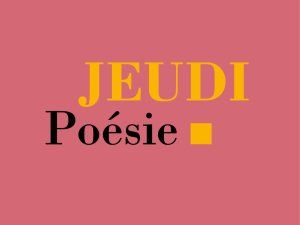 Jeudi poésie : Cécile A. Holdban