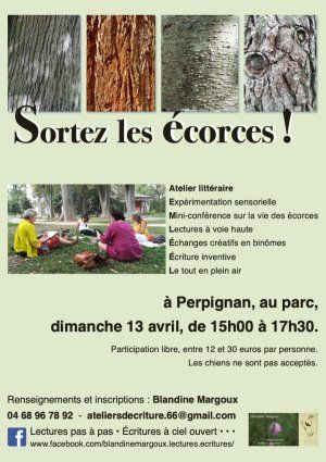 Sortez les écorces ! • Expérimentations sensorielles et littéraires au parc