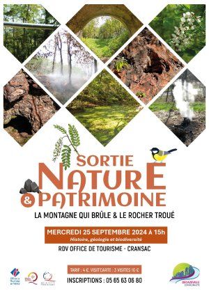 La montagne qui brûle et le rocher troué - Sortie Nature & Géologie à Cransac (12)