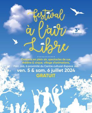 FESTIVAL À L'AIR LIBRE #3 ÉDITION ⛅