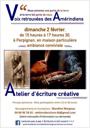 Voix retrouvées des Amérindiens • Atelier d'écriture