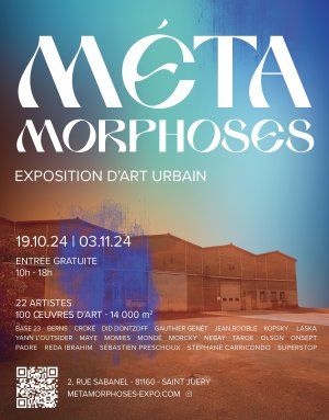 Métamorphoses – une expo d'Art urbain XXL à Saint-Juéry dans le Tarn