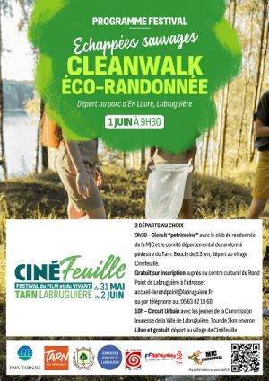 Festival Cinéfeuille Cleanwalk, éco-rando