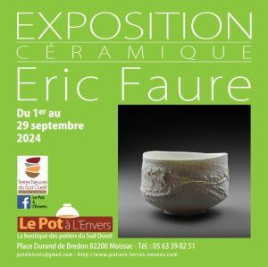 Exposition septembre 2024 Eric Faure au Pot à l'Envers