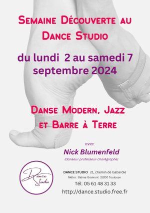 Semaine Découverte au Dance Studio