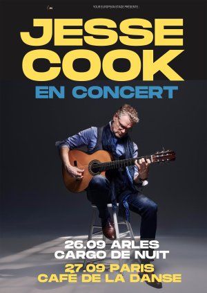 Jesse Cook en concert le 26/09 à Arles au Cargo de Nuit