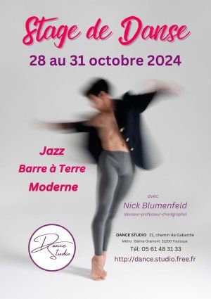 Stage de Danse Vacances d'Automne à Toulouse