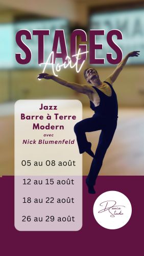 Stage de Danse d'Eté avec Nick Blumenfeld