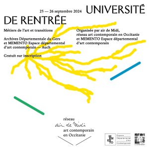 Université de Rentrée. Métiers de l'art et transistions