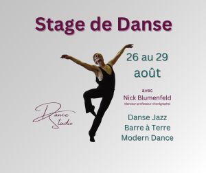 Stage de Danse d'Eté avec Nick Blumenfeld