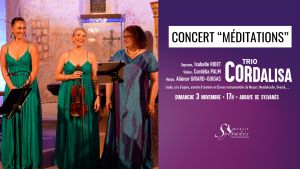 Concert "Méditations" avec le TRIO CORDALISA