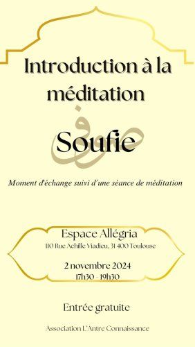 Introduction à la meditation Soufie