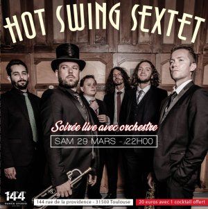 Soirée dansnate avec l'orchestre Hot Swing Sextet