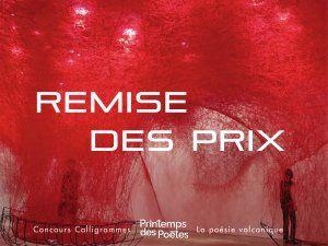 Printemps des poètes : Remise des prix du concours Calligrammes