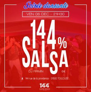 Soirée dansante 144% Salsa