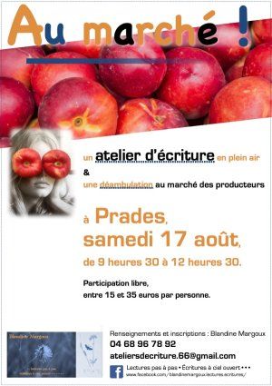 Au marché • Atelier d'écriture itinérant