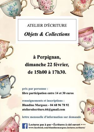 Objets & Collections • Atelier d'écriture créative