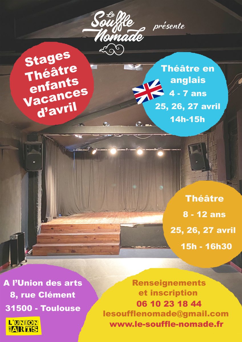 Stages Théâtre Et Théâtre En Anglais Théâtre Ramdam Magazine 
