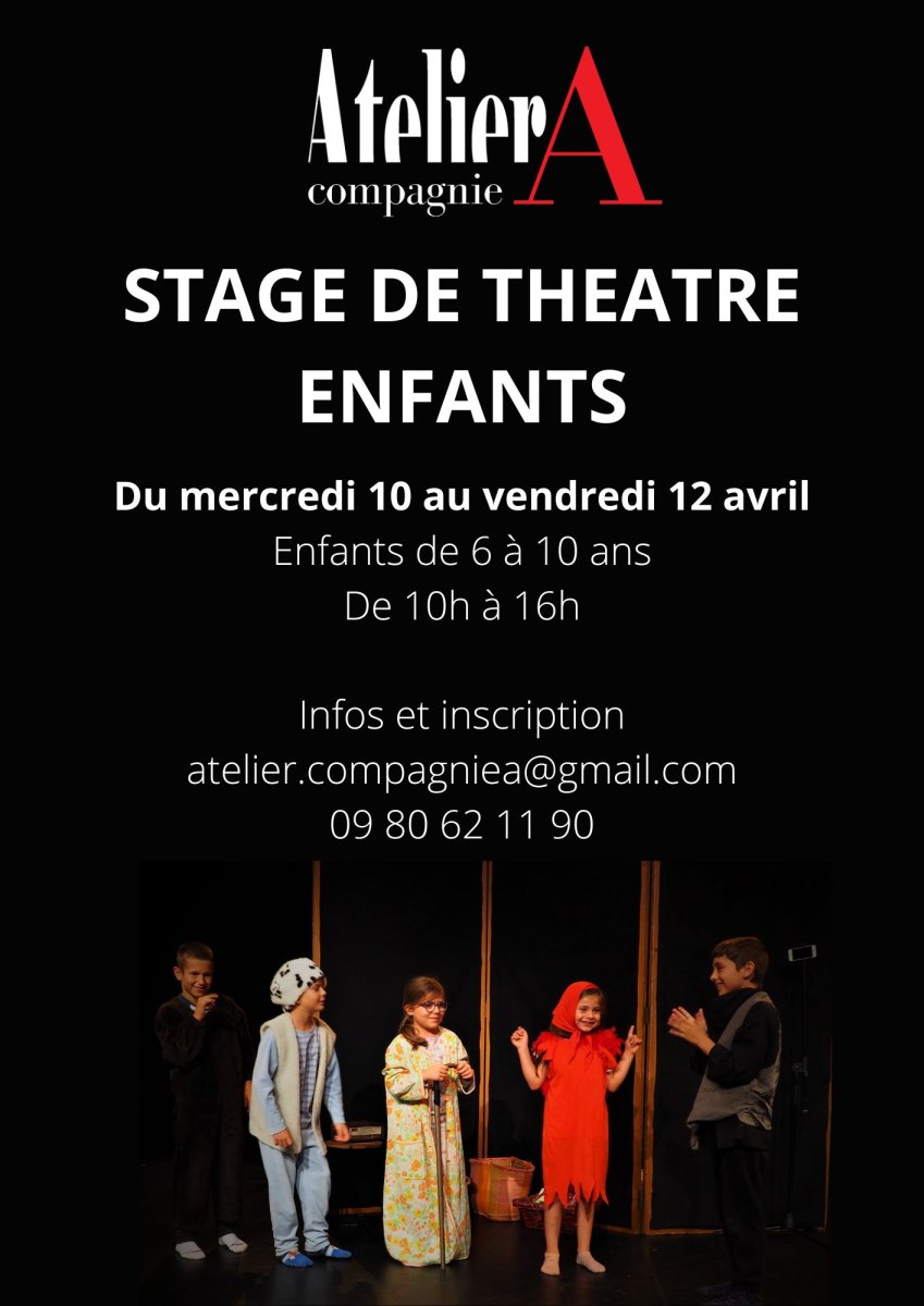 Stages De Théâtre Enfants Et Ados Théâtre Ramdam Magazine 
