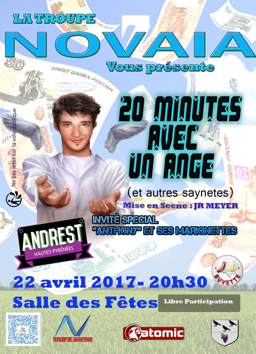 20 Minutes Avec Un Ange Andrest Théâtre Ramdam Magazine 